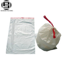 Customized sizes and colors drawstring trash garbage bags